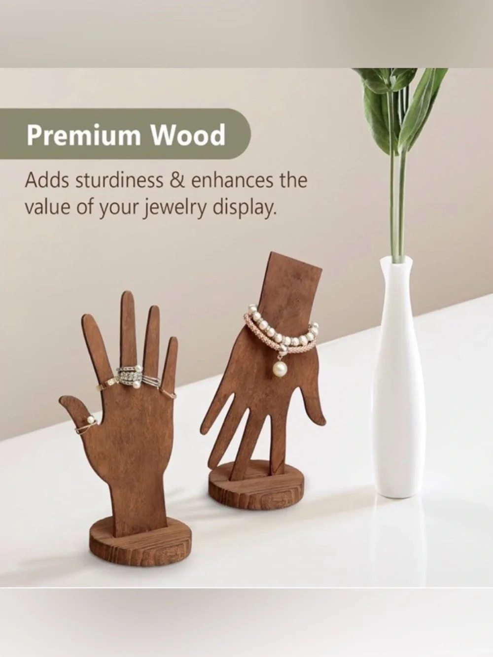 Two Reversible Hand Displays